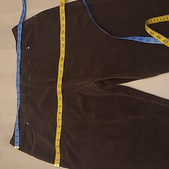 NWT Quaker Factory Vintage Inspo Brown Courduroy Pull-on Pants with Back Pockets - Picture 4 of 15